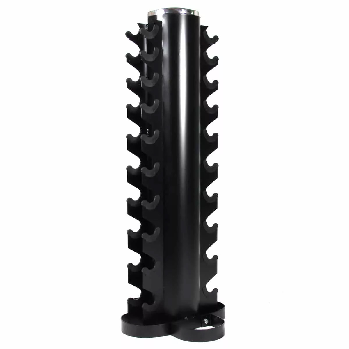 Rack de rangement vertical en acier 125cm pour 10 paires d'haltères GladiatorFit 1 Rack de rangement vertical en acier 125cm pour 10 paires d’haltères