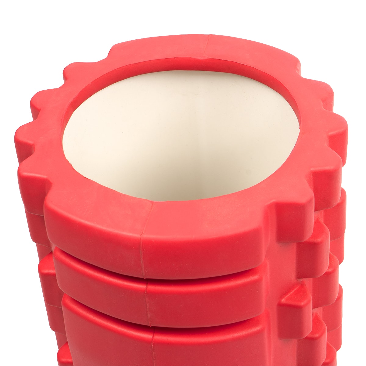 33cm "Foam Roller" without spikes Ø 14cm JustFit 5 33cm foam massage roller without spikes O 14cm Red 2