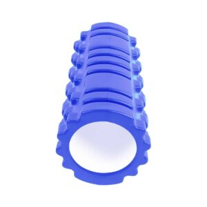 33cm "Foam Roller" without spikes Ø 14cm JustFit 17 33cm foam massage roller without spikes 3 blue