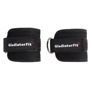 Correias de puxar + gancho de pressão GladiatorFit (conjunto de 2) 6 Conjunto de 2 alças acolchoadas para puxar o tornozelo 1
