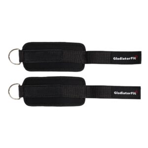 Correias de puxar + gancho de pressão GladiatorFit (conjunto de 2) 7 Conjunto de 2 alças acolchoadas para puxar o tornozelo 2