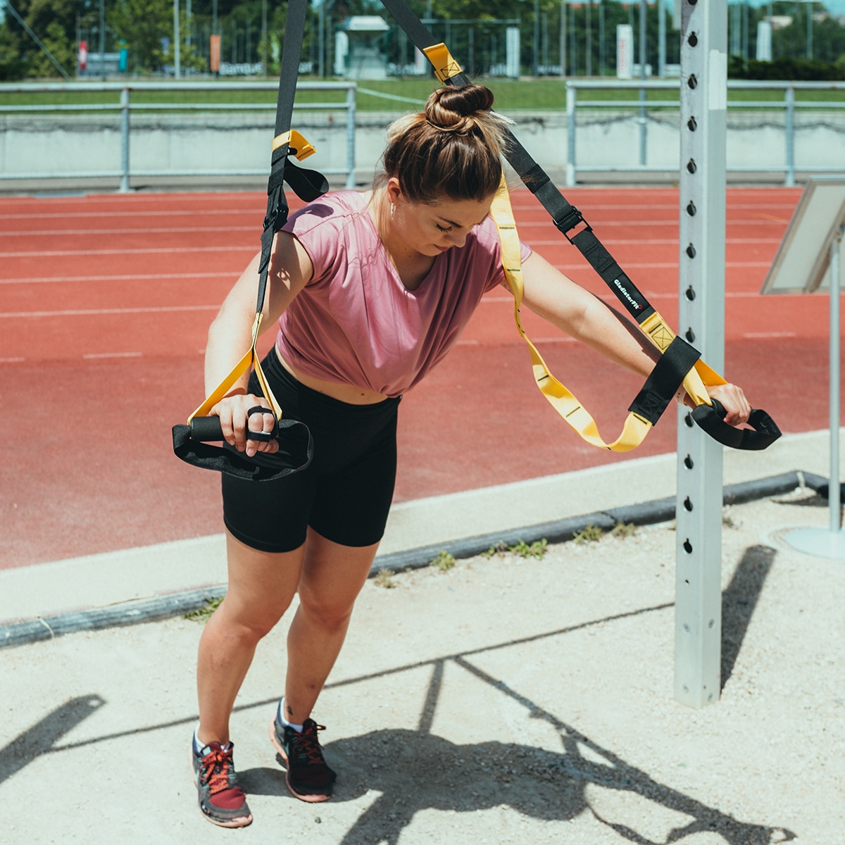Suspension training straps + GladiatorFit bag 4 Adjustable nylon suspension straps training bodybuilding bag 2