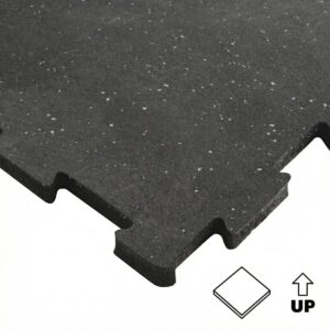 High-density rubber puzzle floor 98.5x98.5x2cm GladiatorFit 11 High-density rubber puzzle floor 98.5x98.5x2cm GladiatorFit - Thumbnail Image 4