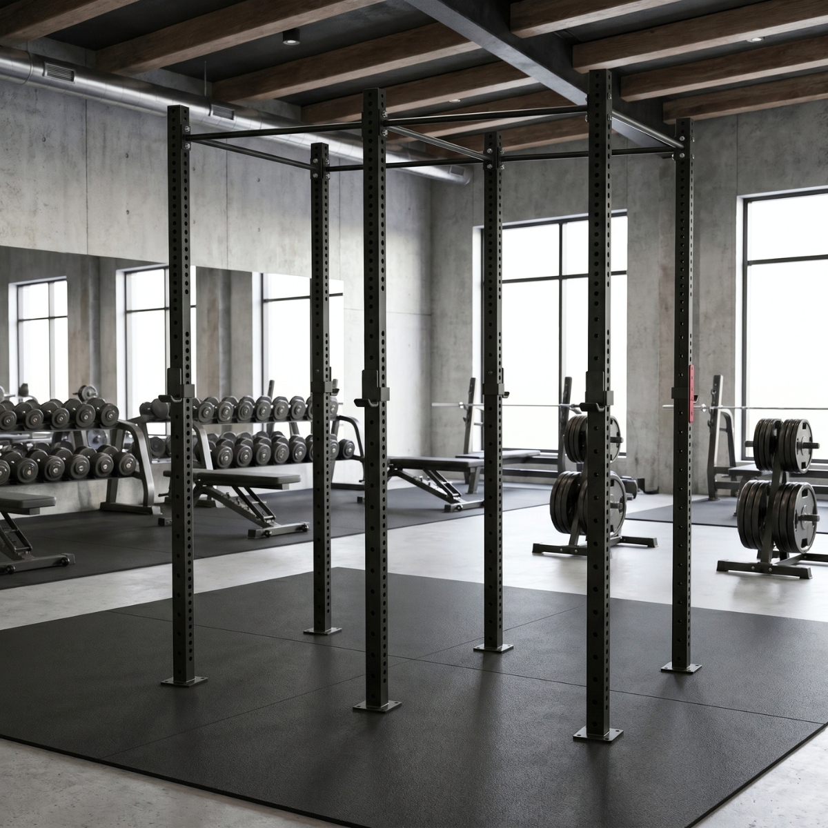 Station rig cage cross training Bodenbefestigung 2 Module GladiatorFit 4 Station rig cage cross training Bodenbefestigung 2 Module GladiatorFit – Bild 4