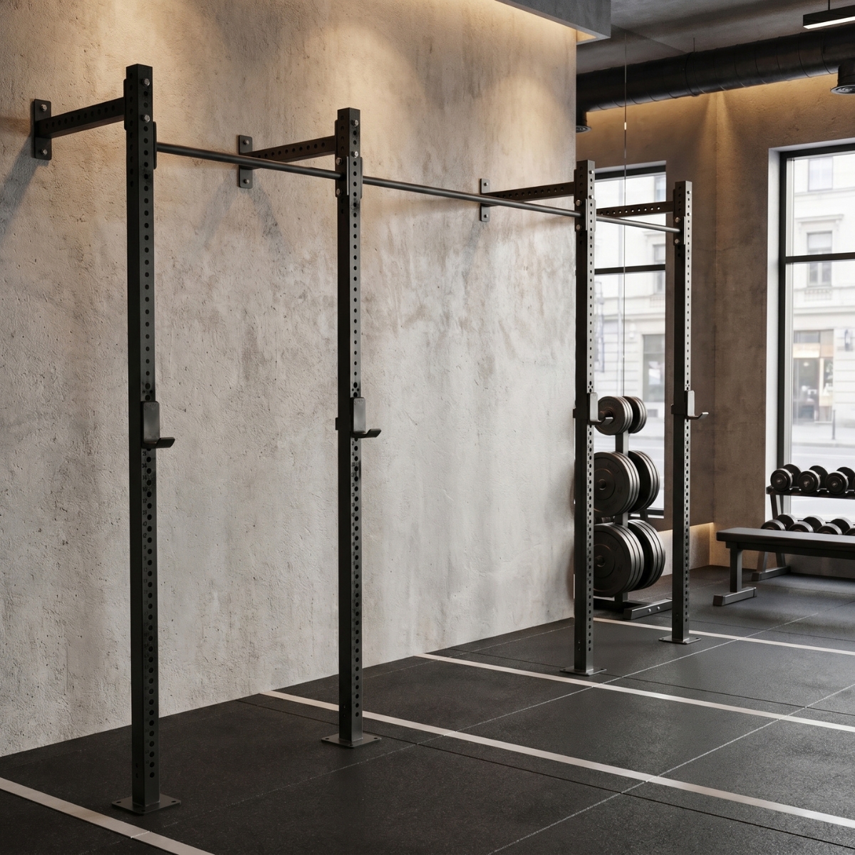 GladiatorFit 3-module cross training station voor wandmontage - Afbeelding 3