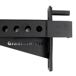 Long safety brackets 70cm for bar with rack fixation set of 2 3