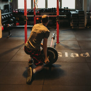 T-Bar steel olympic bar pull for bars Ø 50mm - Thumbnail Image 4