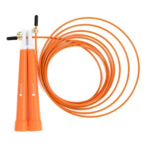 Plastic springtouw-180cm-verstelbare-zak oranje