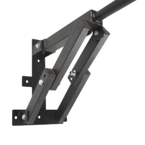 GladiatorFit folding wall-mounted pull-up bar 8 Foldable pull-up bar with 5" fasteners