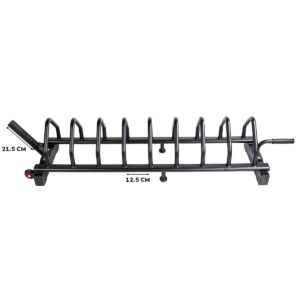 Steel storage rack on wheels
