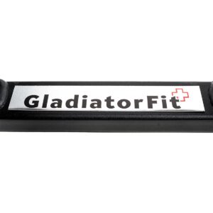 Portaoggetti a parete in acciaio per manubri GladiatorFit 20 Portaoggetti a parete in acciaio per manubri da 6 pollici