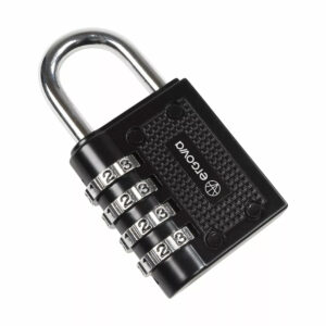 Cadenas à code en aluminium avec combinaison programmable Ergovia 6 7640344758422 Aluminum code padlock with programmable combination2