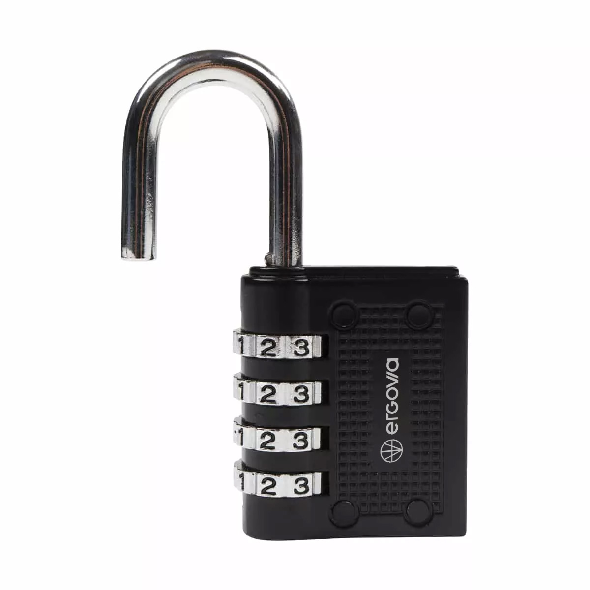 Cadenas à code en aluminium avec combinaison programmable Ergovia 2 7640344758422 Aluminum code padlock with programmable combination3