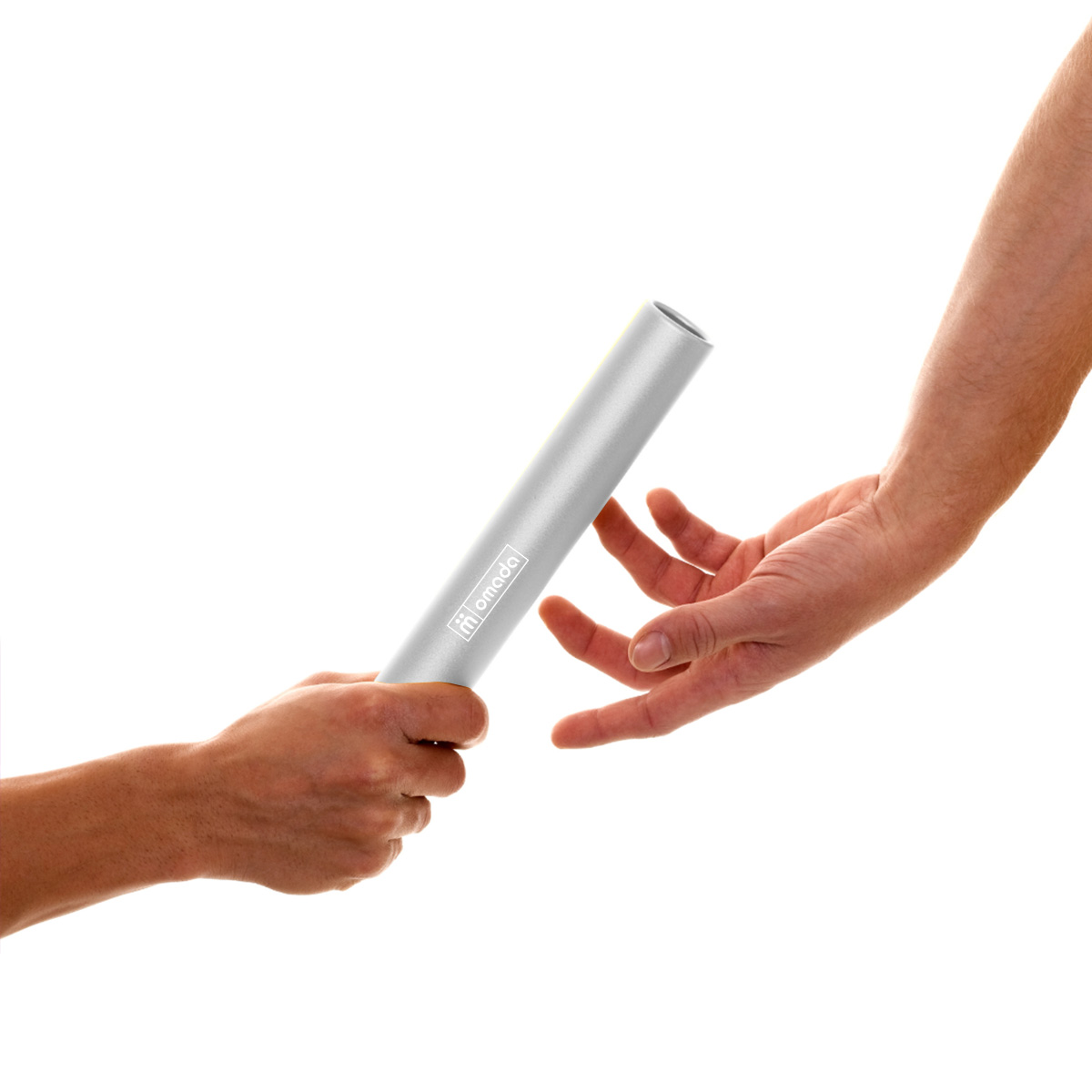 Bastón de relevo junior de aluminio Ø 30cm Omada 4 7640344758866 Palanca de control Silver2