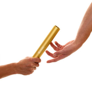 Bastón de relevo junior de aluminio Ø 30cm Omada 26 7640344758866 amarillo2 palanca de control