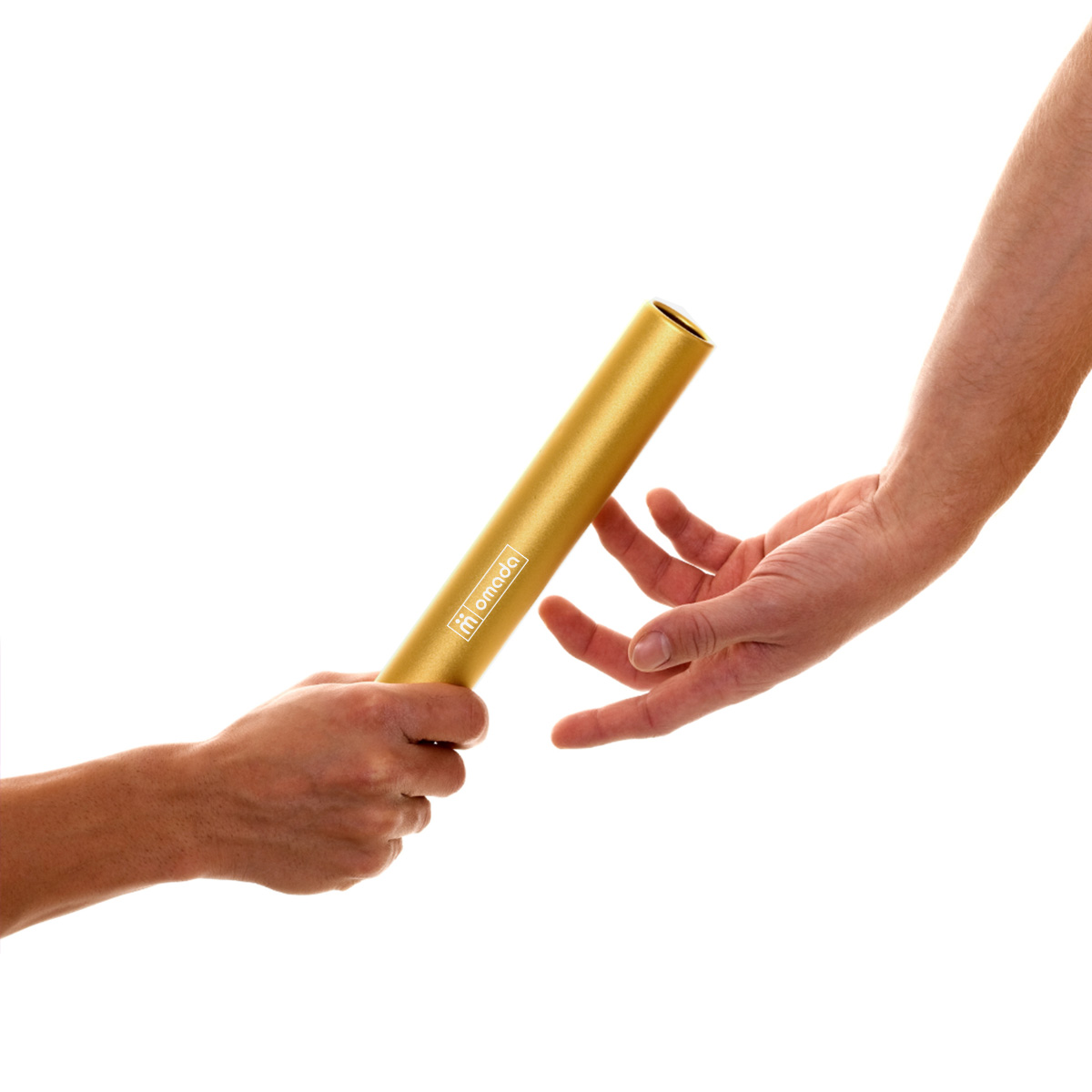 Bastón de relevo junior de aluminio Ø 30cm Omada 13 7640344758866 amarillo2 palanca de control