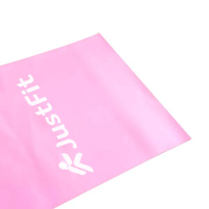 Bande de résistance physiothérapie / Yoga et Pilates TPE (sans latex) JustFit 9 Physiotherapy resistance band TPE (latex free) 2 pink