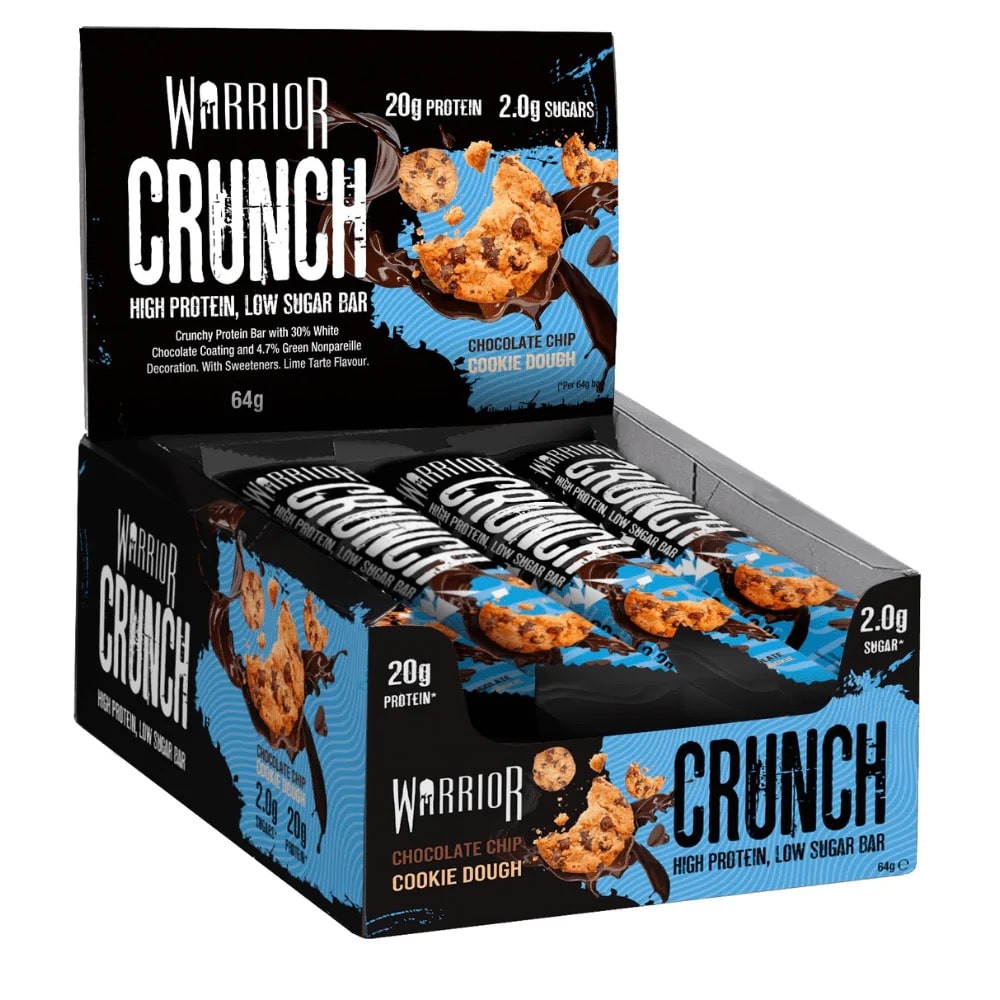 Warrior Crunch Bar massa de bolacha com pepitas de chocolate