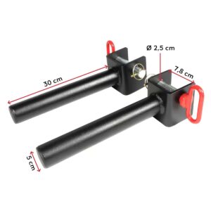 33cm Ø 50mm Stahlscheibenhalter für Racks (Satz von 2) 10 Scheibenablage für Rack 1