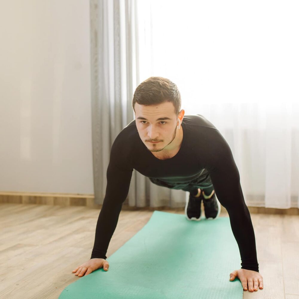 Les pompes pour le renforcement musculaire