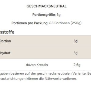 Kreatin Monohydrat 250g MyProtein 4 Kreatin Monohydrat 250g MyProtein - Thumbnail Image 2