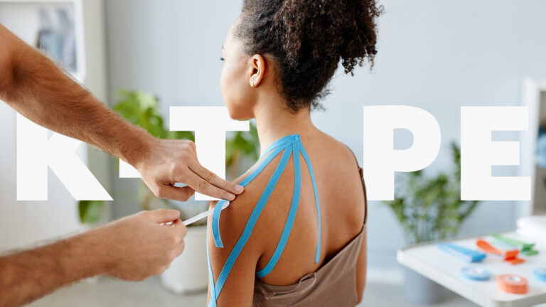 K tape physiotherapeute bande kinesiologie