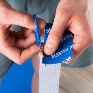 Tape Kinesiologie-Band aus Baumwolle 5m JustFit 49 Tape Kinesiologie-Band aus Baumwolle 5m 1