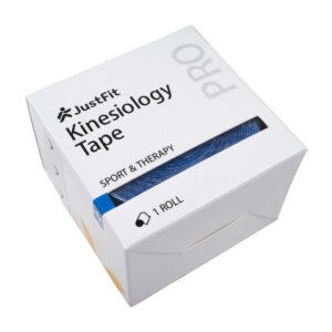 Tape Kinesiologie-Band aus Baumwolle 5m JustFit 39 Tape Kinesiologie-Band aus Baumwolle 5m blau 6