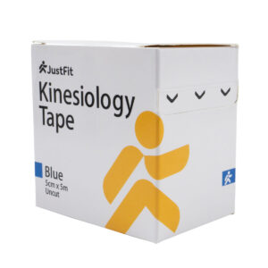 Tape Kinesiologie-Band aus Baumwolle 5m JustFit 38 Tape Kinesiologie-Band aus Baumwolle 5m blau 7