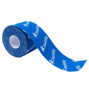 Tape Kinesiologie-Band aus Baumwolle 5m JustFit 50 Tape Kinesiologie-Band aus Baumwolle 5m blau 8