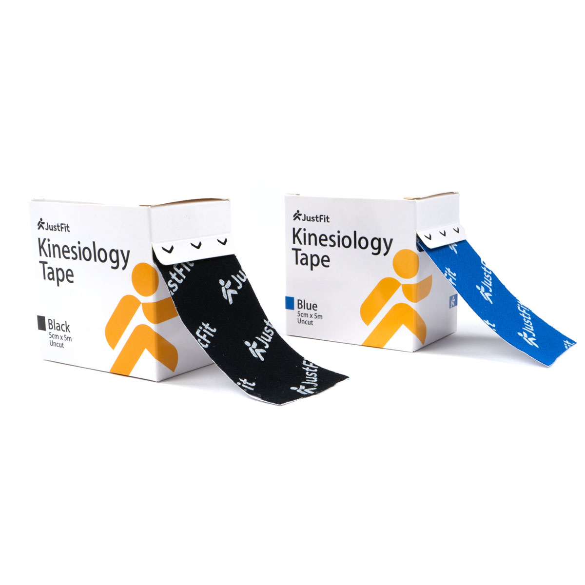 Tape Kinesiologie-Band aus Baumwolle 5m JustFit 1 Tape Kinesiologie-Band aus Baumwolle 5m Doppel 4