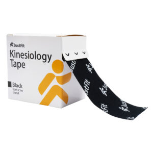 Tape Kinesiologie-Band aus Baumwolle 5m JustFit 30 Tape Kinesiologie-Band aus Baumwolle 5m schwarz 4