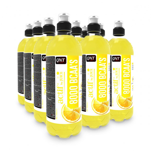 Active BCAA's 8000mg 700ml QNT (pack 12) 1 active bcaa 8000mg bebida de limón
