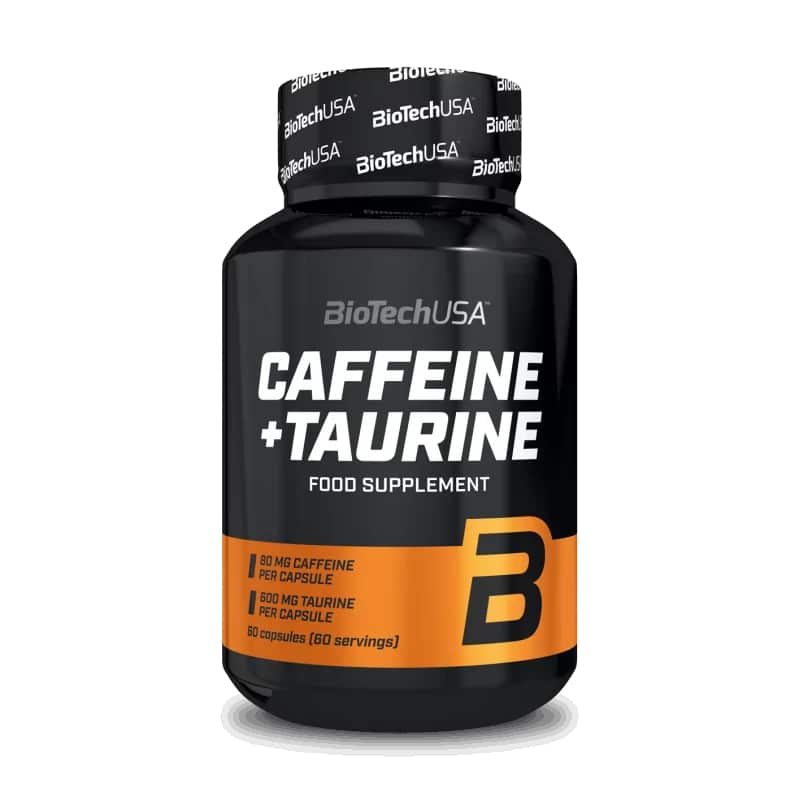 Cafeína + Taurina 60 cápsulas Biotech 1 Biotech Cafeína Taurina 60 cápsulas