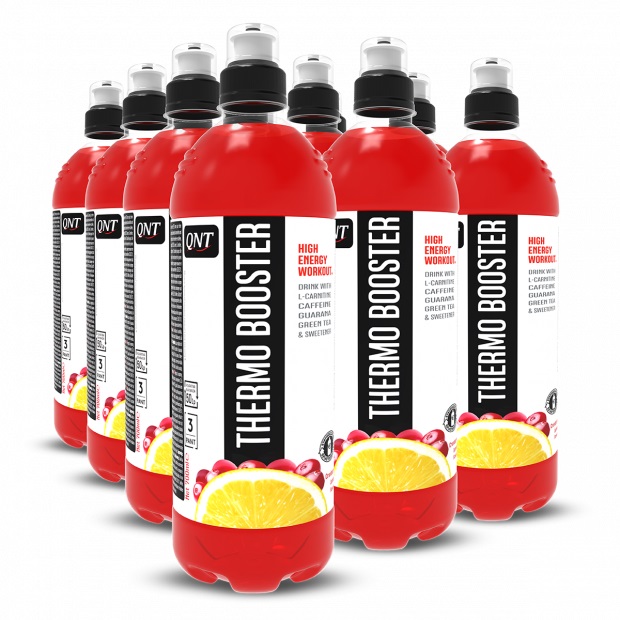 Thermo Booster 700 ml QNT (confezione da 12) 1 QNT Thermo Booster 12 x 700 ml Frutti Rossi Limone