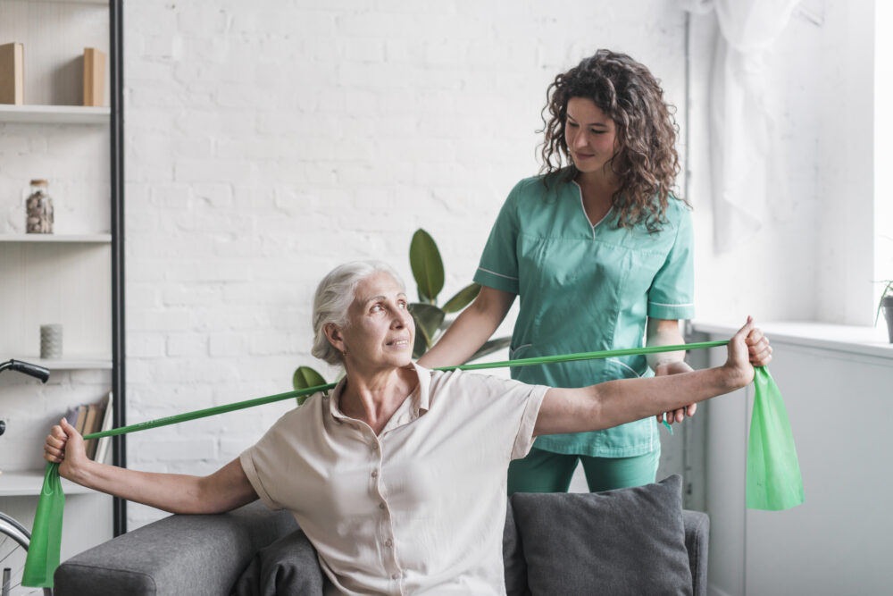 Bande de résistance pour physiothérapeute