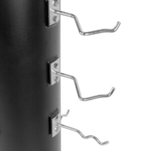 Rack de rangement vertical pour accessoires de tirage GladiatorFit 13 7640344752826 Rangement accessoires poulie (2)