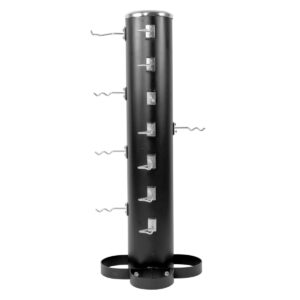 Rack de rangement vertical pour accessoires de tirage GladiatorFit 12 7640344752826 Rangement accessoires poulie (3)