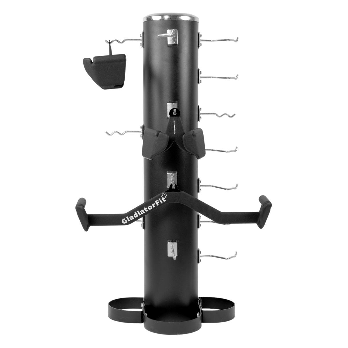 Rack de rangement vertical pour accessoires de tirage GladiatorFit 3 7640344752826 Rangement accessoires poulie (5)