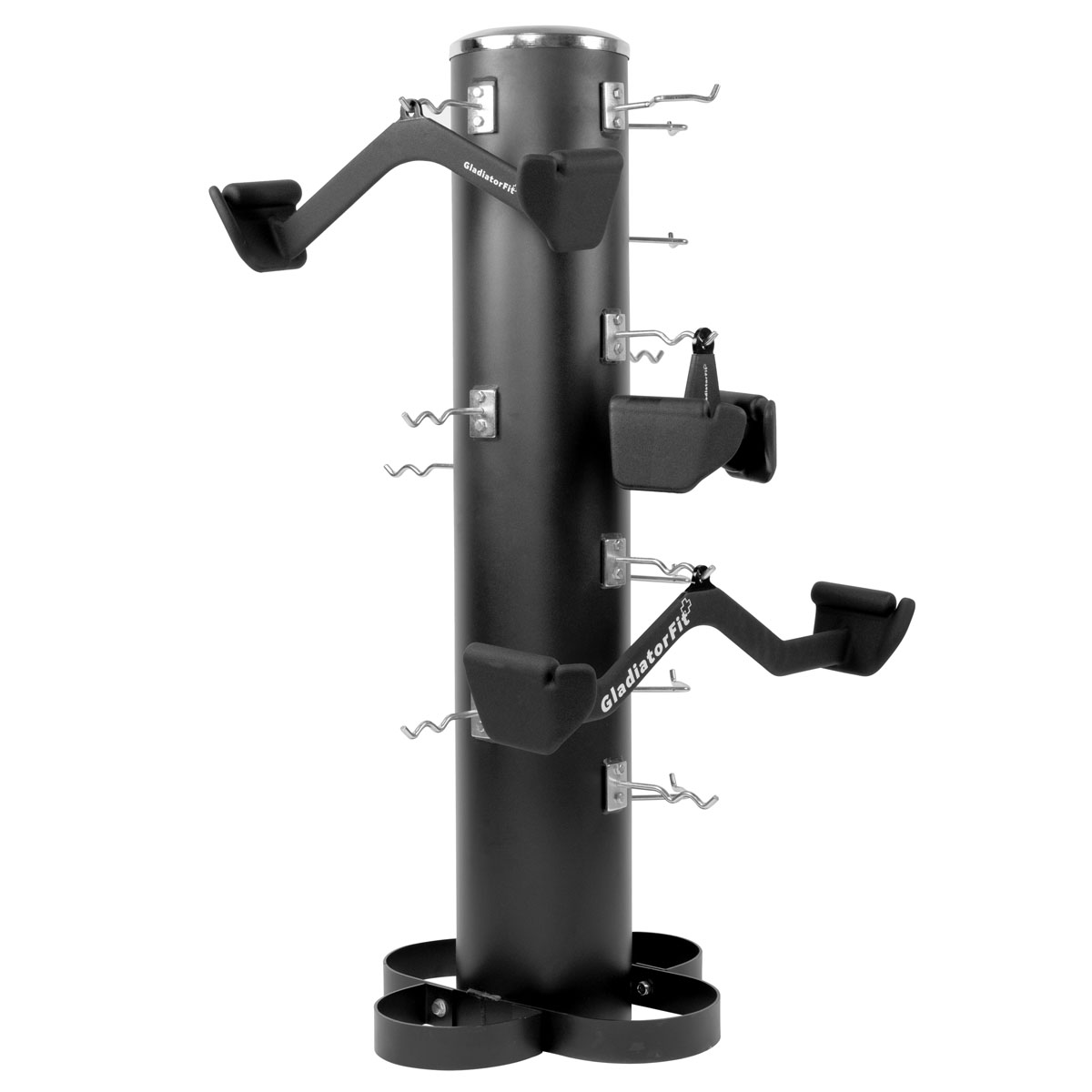 Rack de rangement vertical pour accessoires de tirage GladiatorFit 2 7640344752826 Rangement accessoires poulie (6)