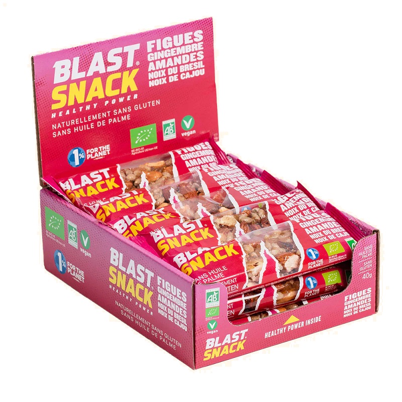Barre protéinée "Blast Snack" 40g Blast (lot de 15) 1 Barre protéinée Blast Snack 40g Blast (lot de 15) Figues