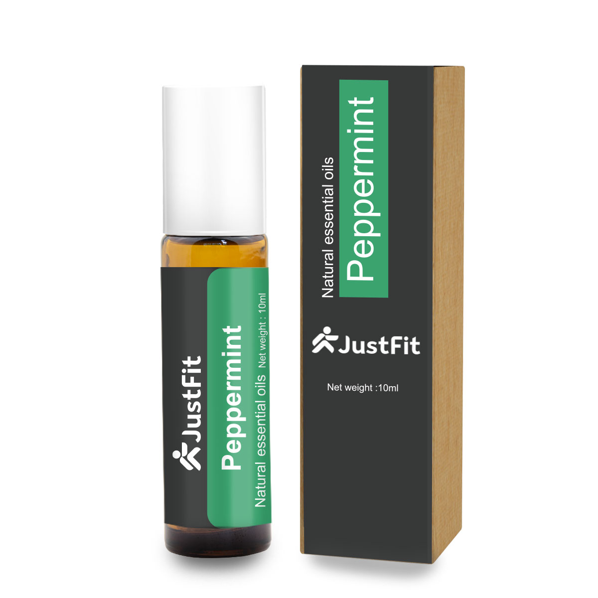 Roll-on con aceite esencial de menta 10ml JustFit 1 menta 2