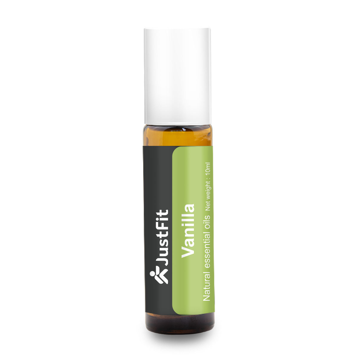 Roll-on com óleo essencial de baunilha 10ml JustFit 3 baunilha 1