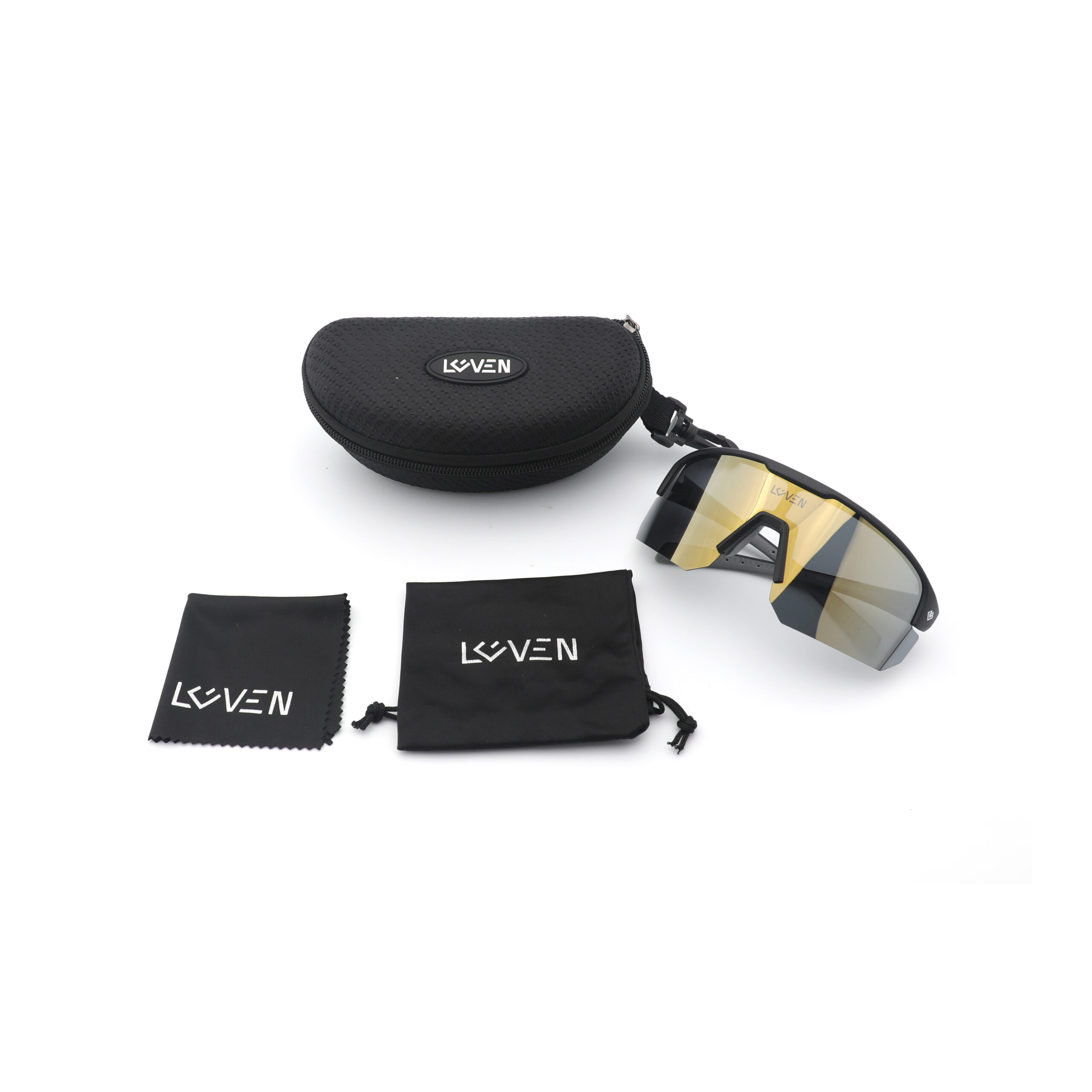 Polarized mountain bike goggles Adult UV400 glossy finish Loven 3 4E2A0021 square