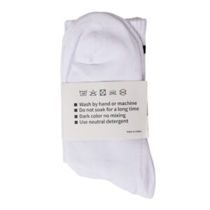 High unisex socks 36-43 Loven 11 7640409892382 Loven socks white 1