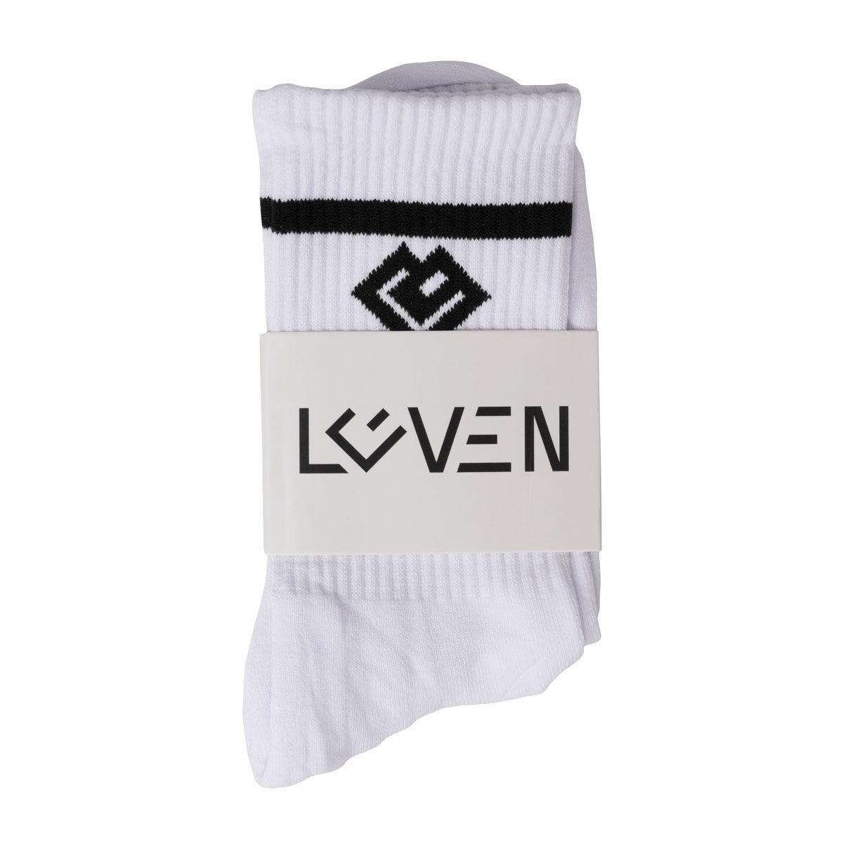High unisex socks 36-43 Loven 3 7640409892382 Loven socks white 2