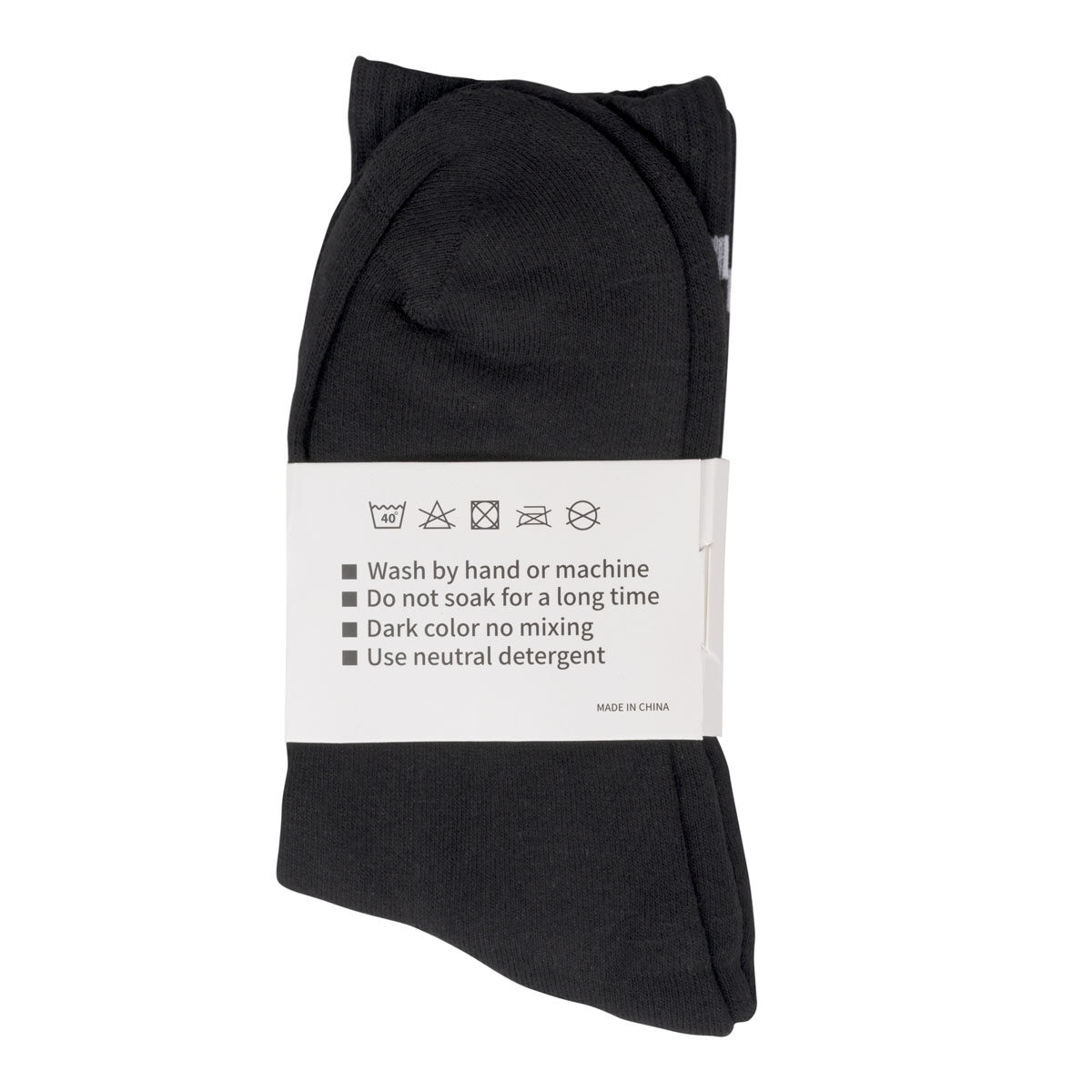 High unisex socks 36-43 Loven 2 7640409892382 Loven socks black 1