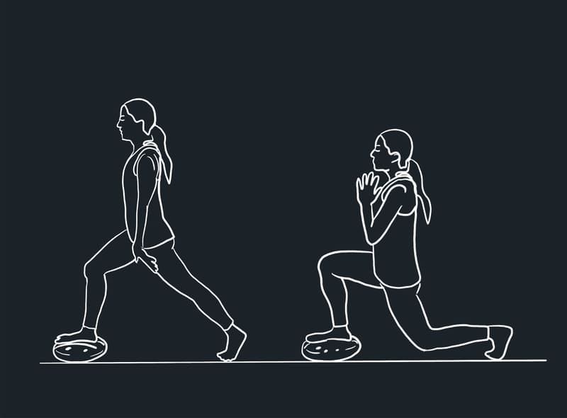 Planche D'équilibre MotiveTech - Disque Oscillant Pour Renforcement Musculaire Et Stabilité - 40 Cm, Matériau PP, Pour Maison Et Extérieur - 2