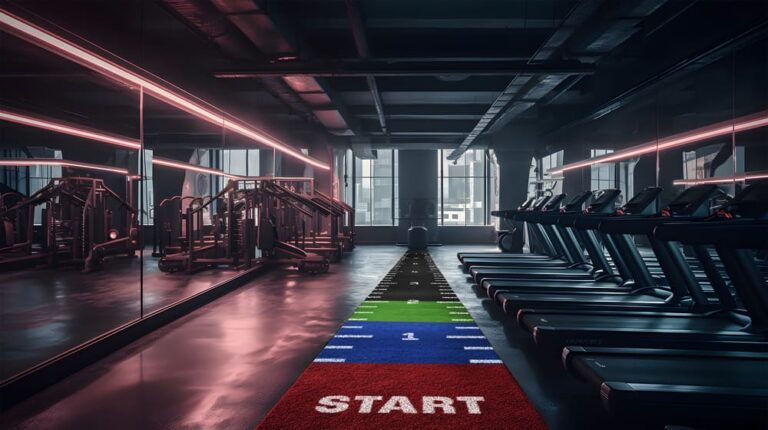 Customizable Sprint Track in Synthetic Turf