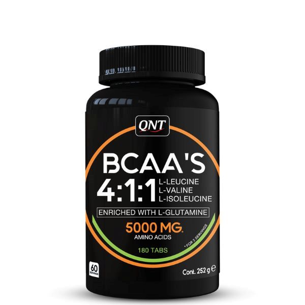 QNT BCAA 4:1:1 + L-Glutamina 180tabs QNT 1 QNT BCAA 4 1 1 + L Glutamina 180tabs QNT